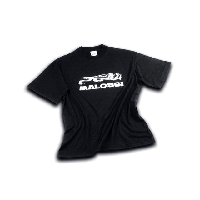 Camiseta negra logotipo blanco Malossi - talla XL 4111921.60