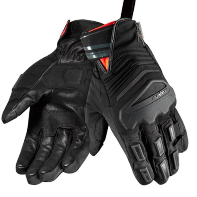 Guantes piel impermeable hombre Seventy SD-T13 Aspen Light negro-rojo