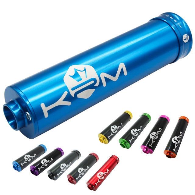 Silenciador de escape KRM 90-110cc alumínio 19