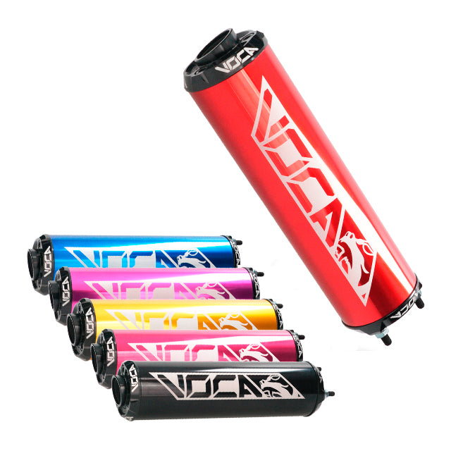 VOCA CNC aluminium silencer - black cup