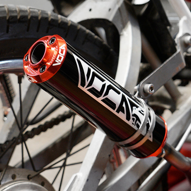 Silenciador VOCA Alumínio CNC preto - copo de cor