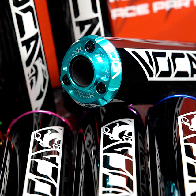 Silenciador VOCA Alumínio CNC preto - copo de cor