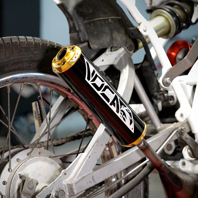 Silenciador VOCA Alumínio CNC preto - copo de cor