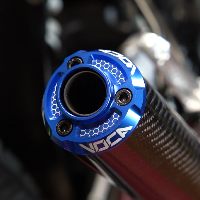 Silenciador VOCA Bestia Carbon CNC anodizado