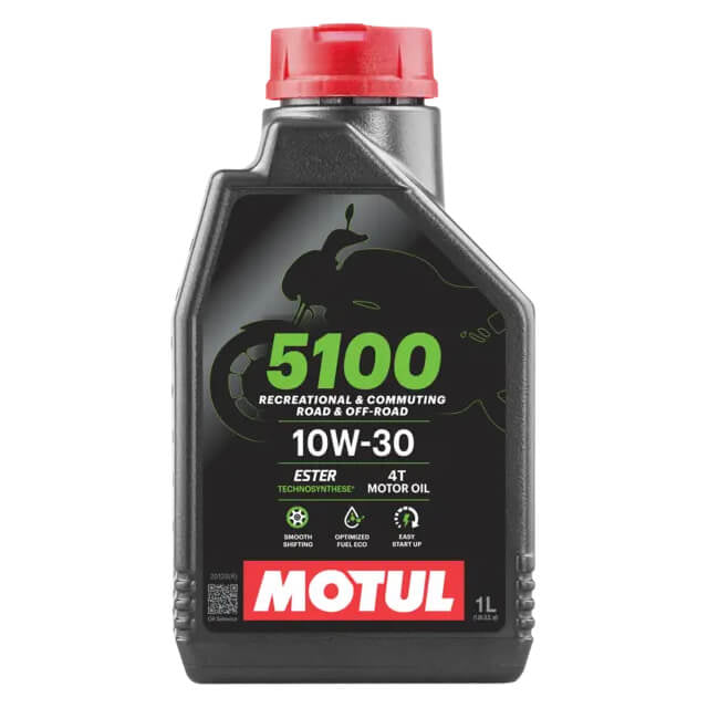 Engine oil 4T 10W30 1L Motul 5100
