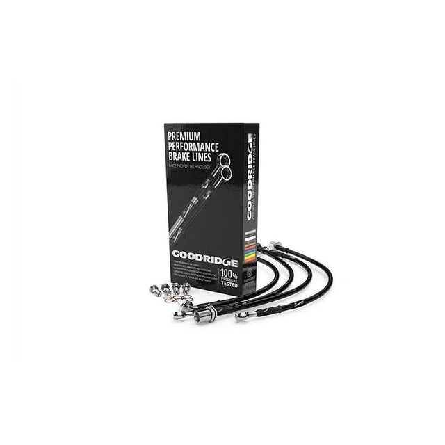 Latiguillo de freno delantero Aprilia RS 125 99-05 Goodridge - Negro AP0130-1FC-BK