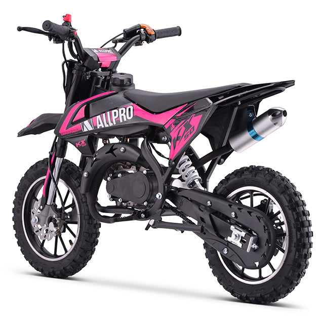 Minimoto KX 50cc AC 2.5cv AllPro - rosa flúor
