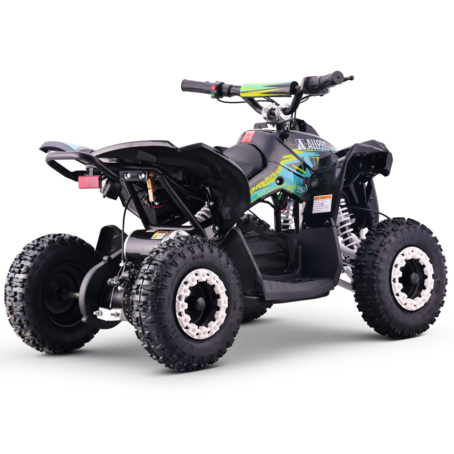 Mini Electric Quad QX-E 1,000W-36V-12Ah 4.10-6 Max 30 Km/h AllPro Blue