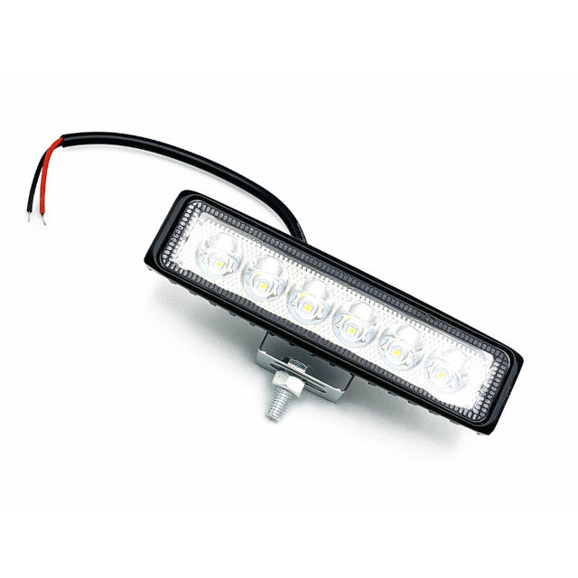 Luz frontal LED Spotlight 6 leds negro 18W 12V 1800Lm 15x3.9cm AllPro AP50LT49.000.BK