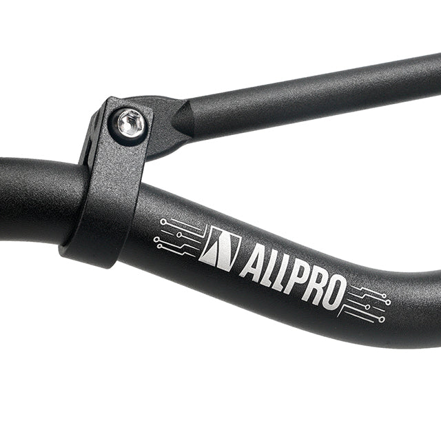 Handlebar offroad 22mm alu high H95-70mm 820mm AllPro - aluminium
