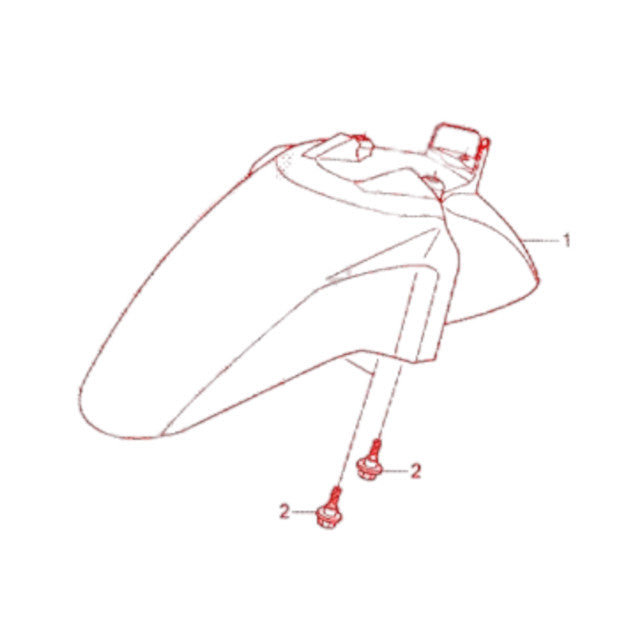 Mudguard Honda SH 125/150 17-19 AllPro