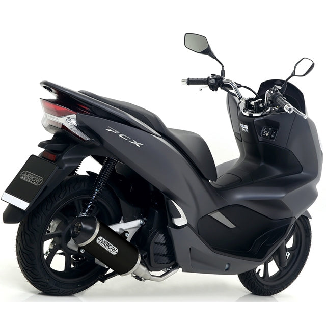 Silenciador de escape Arrow Urban Honda PCX 125 18-19 (CE) - negro