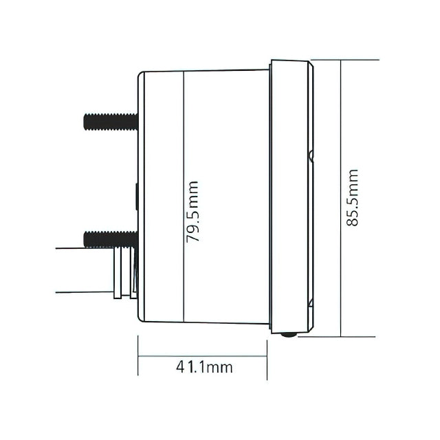 Marcador multifunción D75 Koso - negro