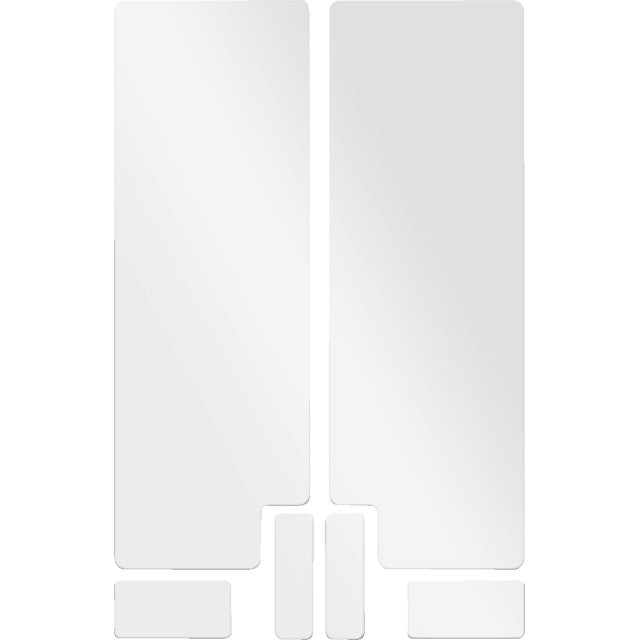 Adesivos protetores de forqueta para bicicleta Algis - transparente brilhante