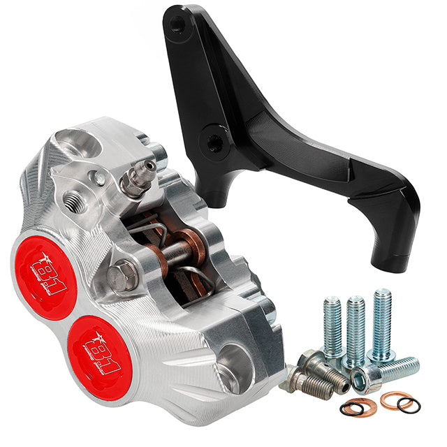 Braking kit rear New Era caliper with Malossi C One bracket - Aerox/Nitro Ottopuntouno