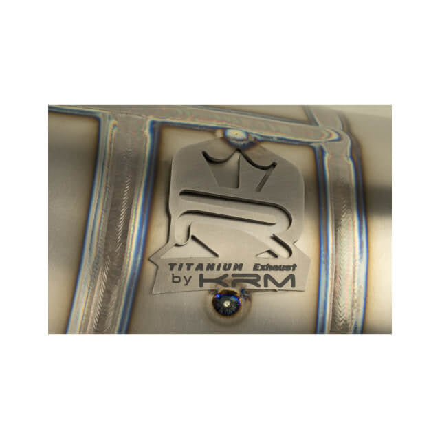 KRM titanium exhaust scarf Derbi 70-78cc