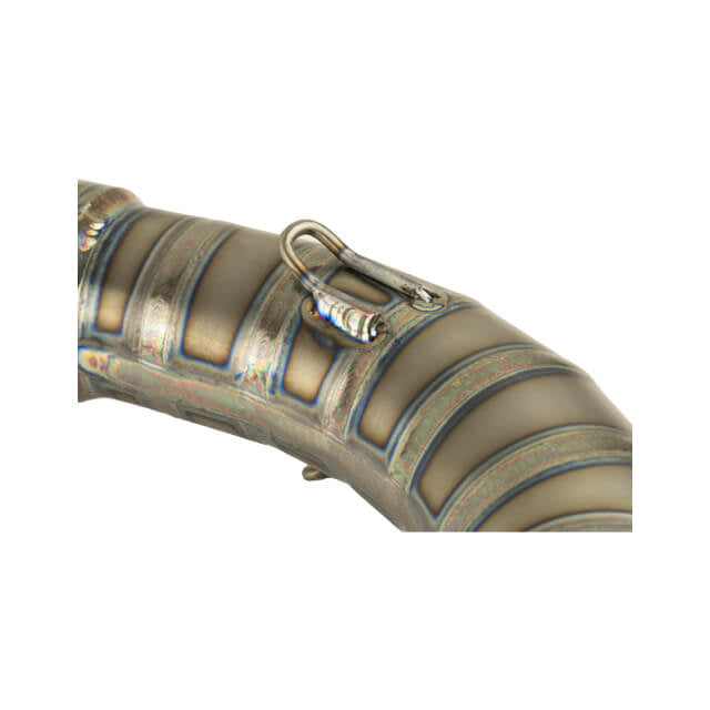 KRM titanium exhaust scarf Derbi 70-78cc