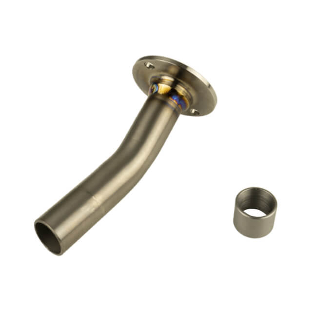 Titanium exhaust scarf KRM Derbi 80-90cc