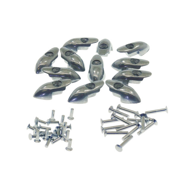 Kit terminal metálico guías del suelo Vespa 150 Sprint/GS 160 CIF C00156
