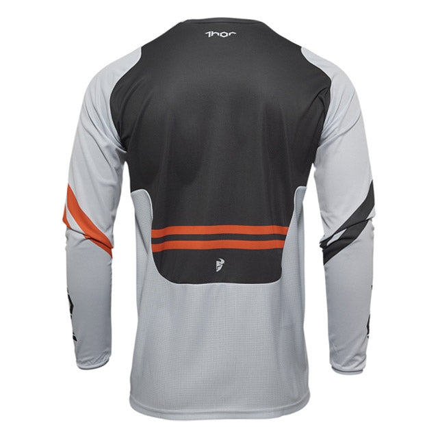 Camiseta Infantil Off-Road Thor Pulse Cube gris-naranja