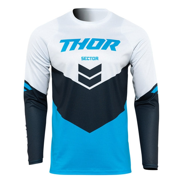 Camiseta Infantil Off-Road Thor Sector Chev - azul