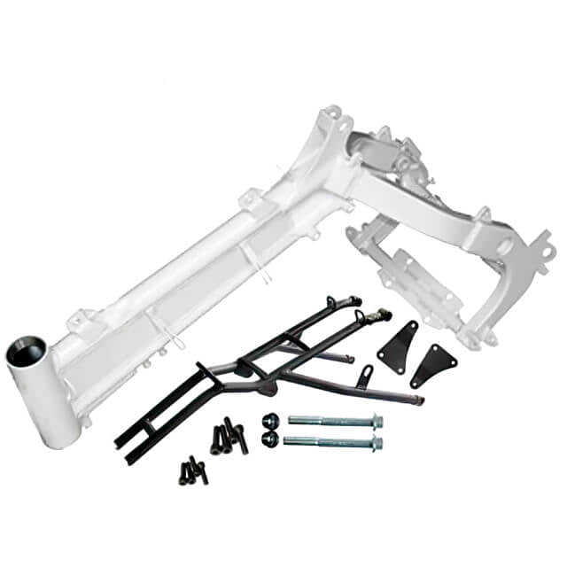 Chasis completo blanco Pitbike YCF Pilot F150 / SM 150 YC110-1621-0301-WH