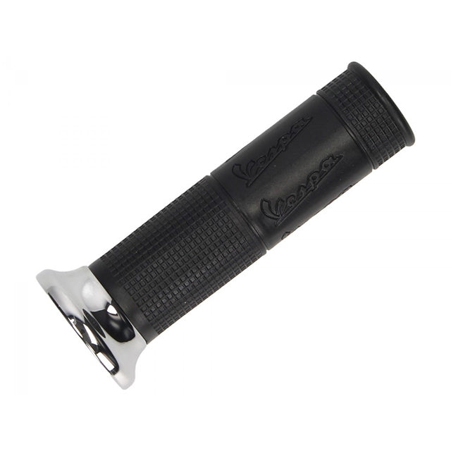 Puño derecho Piaggio Vespa PX 125-150-200 negro-cromado CM083806