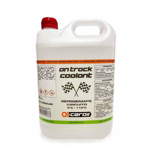 Agua refrigerante sin glicol especial Competición Circuito asfalto 0-112ºC 5L Ceroil CO0055JNA
