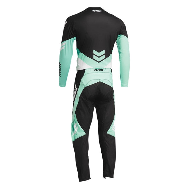Camiseta Infantil Off-Road Thor Sector Chev negro-aqua