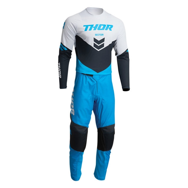Camiseta Infantil Off-Road Thor Sector Chev - azul