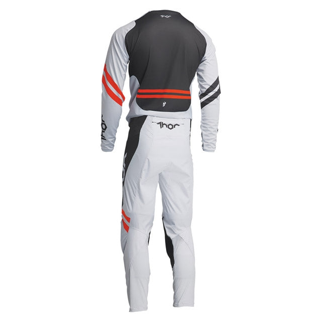 Camiseta Infantil Off-Road Thor Pulse Cube gris-naranja