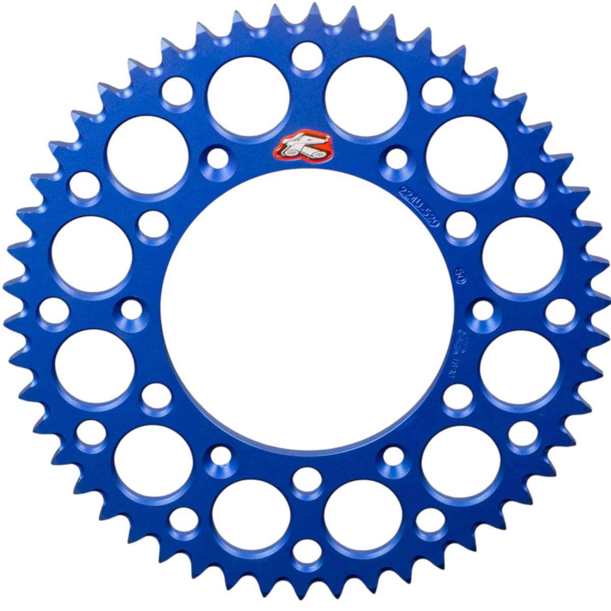 Aluminum transmission Rear sprocket Yamaha YZ 65/80/85 18-27 Z-47 420 pitch Renthal - Blue