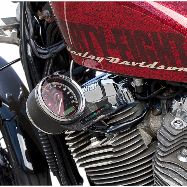 Odometer Relocation Kit Cylinder Harley Davidson Sportster Cycle Visions
