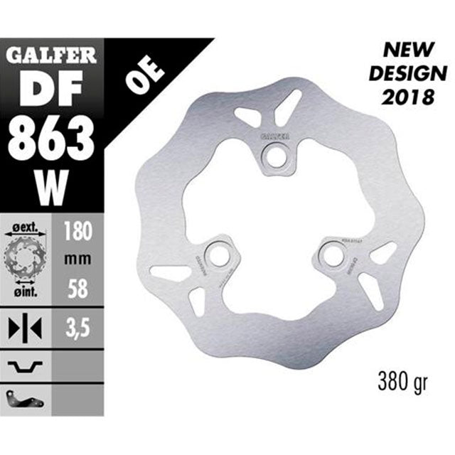 Disco de freno Wave Peugeot Speedfight 50 Galfer DF863W