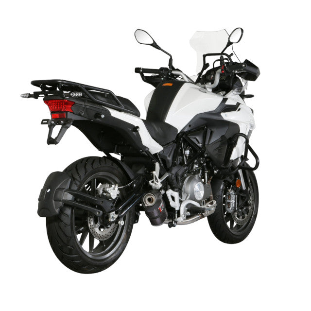 Silenciador Oval Benelli TRK 502 17-24 MiVV - Carbono Tampa em Carbono