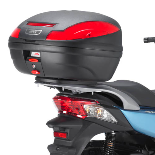 Adaptador baúl con parrilla Monolock Honda SH 300 07-12 Givi E223