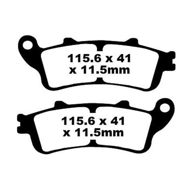 Pastillas de freno Honda XL 1000 Varadero 99-13 EBC HH - sinterizada FA261HH