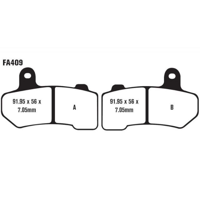 Pastillas de freno Harley Davidson Road King EBC HH - sinterizadas FA409HH