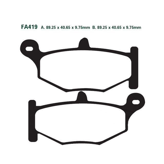 Pastillas de freno traseras Suzuki GSX-R 600 06-10 EBC FA419