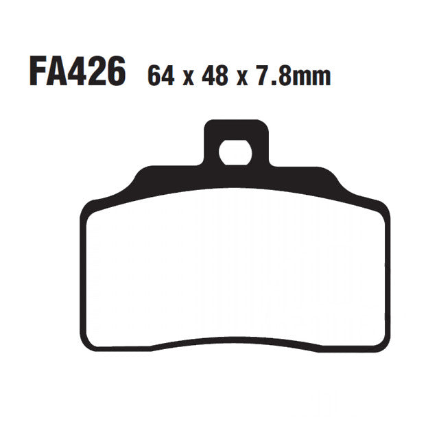 Pastillas de freno Beta M4 350 Motard 04-17 EBC - orgánicas FA426