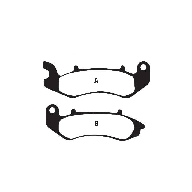 Pastillas de freno delanteras Benelli / Keeway 125 EBC - organicas FA707