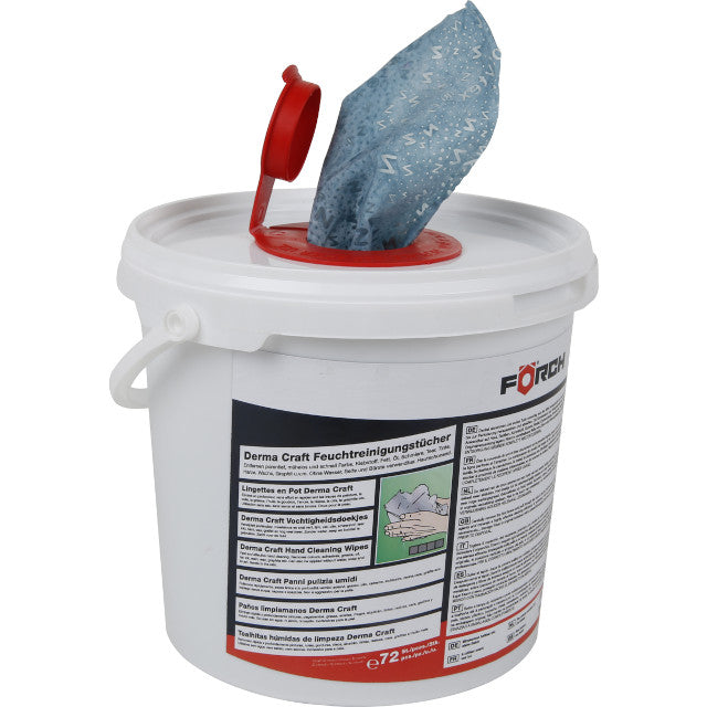 Universal workshop cleaning wipes FÖRCH - 72 units