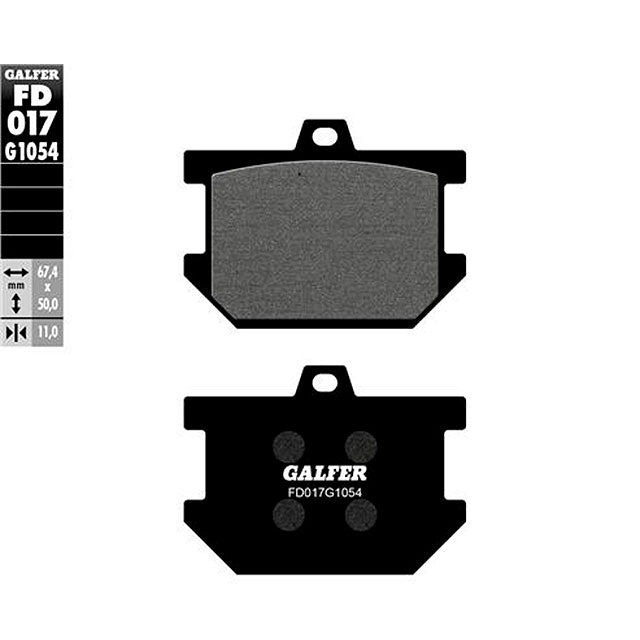 Pastillas de freno Yamaha RD 400 1979 Galfer FD017G1054