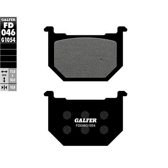Pastillas de freno Suzuki GSX 250/400/450/600/750 Galfer - semi-metal FD046G1054