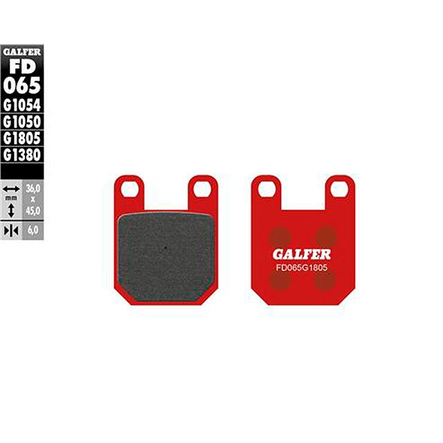 Pastillas de freno Derbi Senda DRD PRO / Racing 50 >2006 Galfer - trial