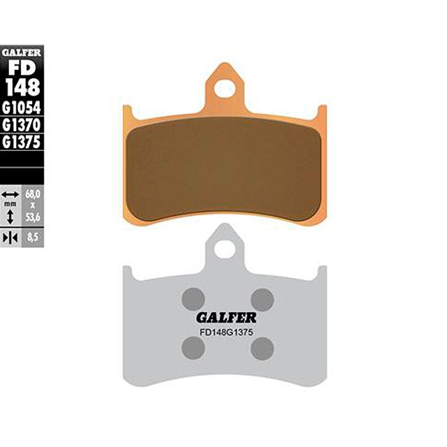 Pastillas de freno Honda CBR 900 RR 92-97 Galfer - sinterizadas sport FD148G1375