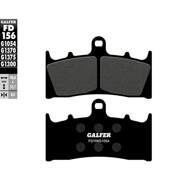 Pastillas de freno GSX 1300 R Hayabusa 99-07 Galfer - semi-metal FD156G1054
