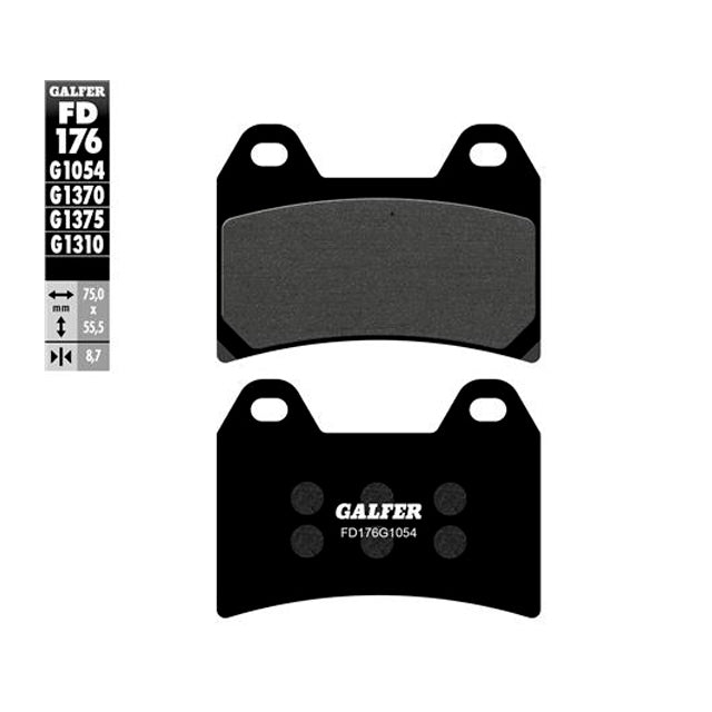 Pastillas de freno Aprilia RSV Mille R/SP >2000 Galfer - semi-metal