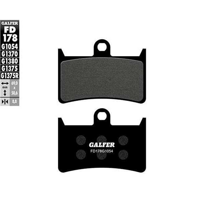 Pastillas de freno Yamaha MT-09 13-20 Galfer - semi-metal