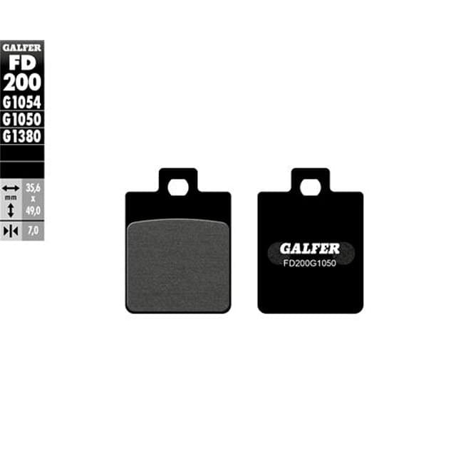 Pastillas de freno Gilera Runner 50/125/180 2T Galfer FD200G1050